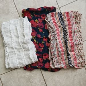 Set of 3 lightweight scarves